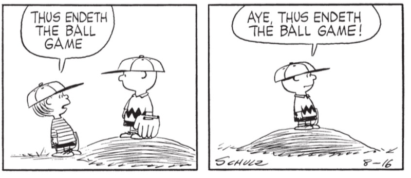 Illustration for article titled “You stupid darkness!” and 29 other Peanuts quotes for everyday use